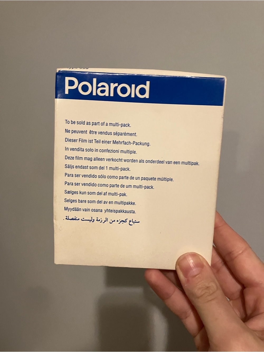 NOS Polaroid Film One Step Type 600 Instant Film Pack Sealed Expired